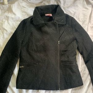 Romeo and Juliet Couture wrap zip jacket